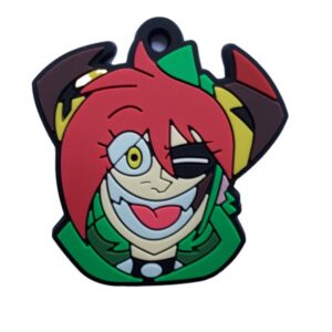 Custom PVC Anime Girl Figurine Keychain OEM
