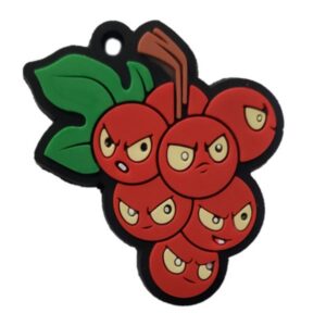 Custom PVC Cartoon Fruit Figurine Keychain OEM