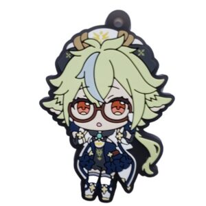 Custom PVC Chibi Anime Figurine Keychain OEM