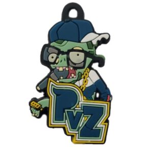 Custom PVC Hip-Hop Cartoon Figurine Keychain OEM