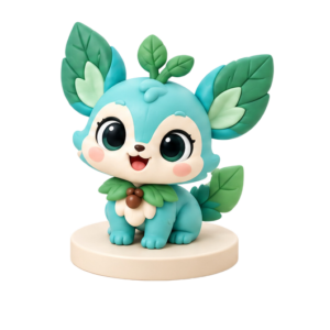 Custom PVC Leaf Creature Figure Ornament Wholesale