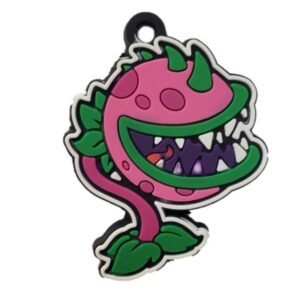 Custom PVC Venus Flytrap Figurine Keychain OEM
